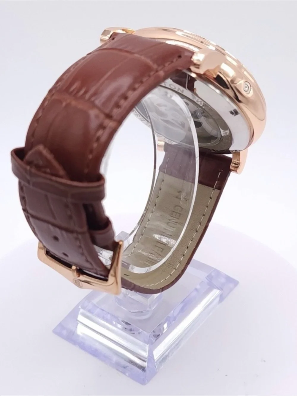BIBI Automatic Gold Leather Watch